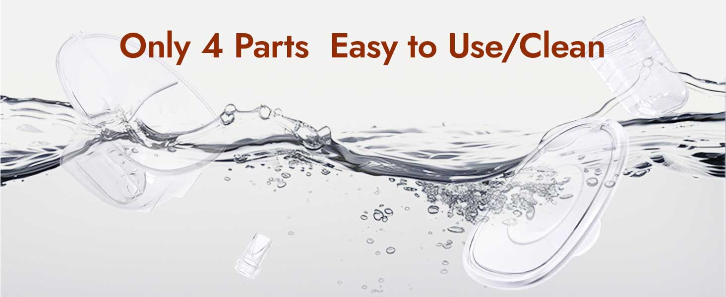 Only 4 Parts Easy to UseClean