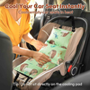 NCVI Car Seat Cooling Pad, Baby Stroller Cooling Pad - Cool Your Car Seat Instantly Hedgehog