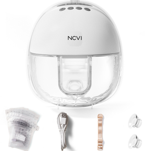 NCVI Hands Free Breast Pump 8131, 1 Pack, White