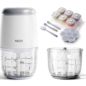 Baby Food Maker, NCVI Baby Food Processor Set, Ultra Delicate Grinding with 8 Blades, Baby Food Puree Blender for Fruit, 