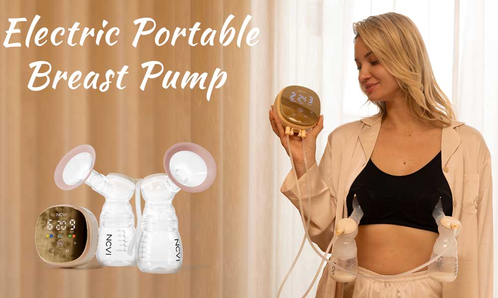 Electric breast pumps