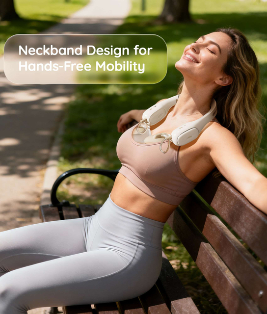 NCVI Neckband Wearable breast pump, a hands-free wireless pump with neckband design, multiple modes, and comfortable fit