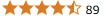 Customer feedback rating: 89
