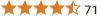 Customer rating star 71