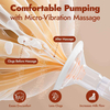 NCVI Electric Breast Pump 8132, Eases Dicsomfort, Less Clogs, Increases Milk Flow With Micro-Vibration Massage