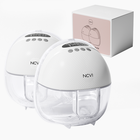 NCVI Hands Free Breast Pump 8131 (White)