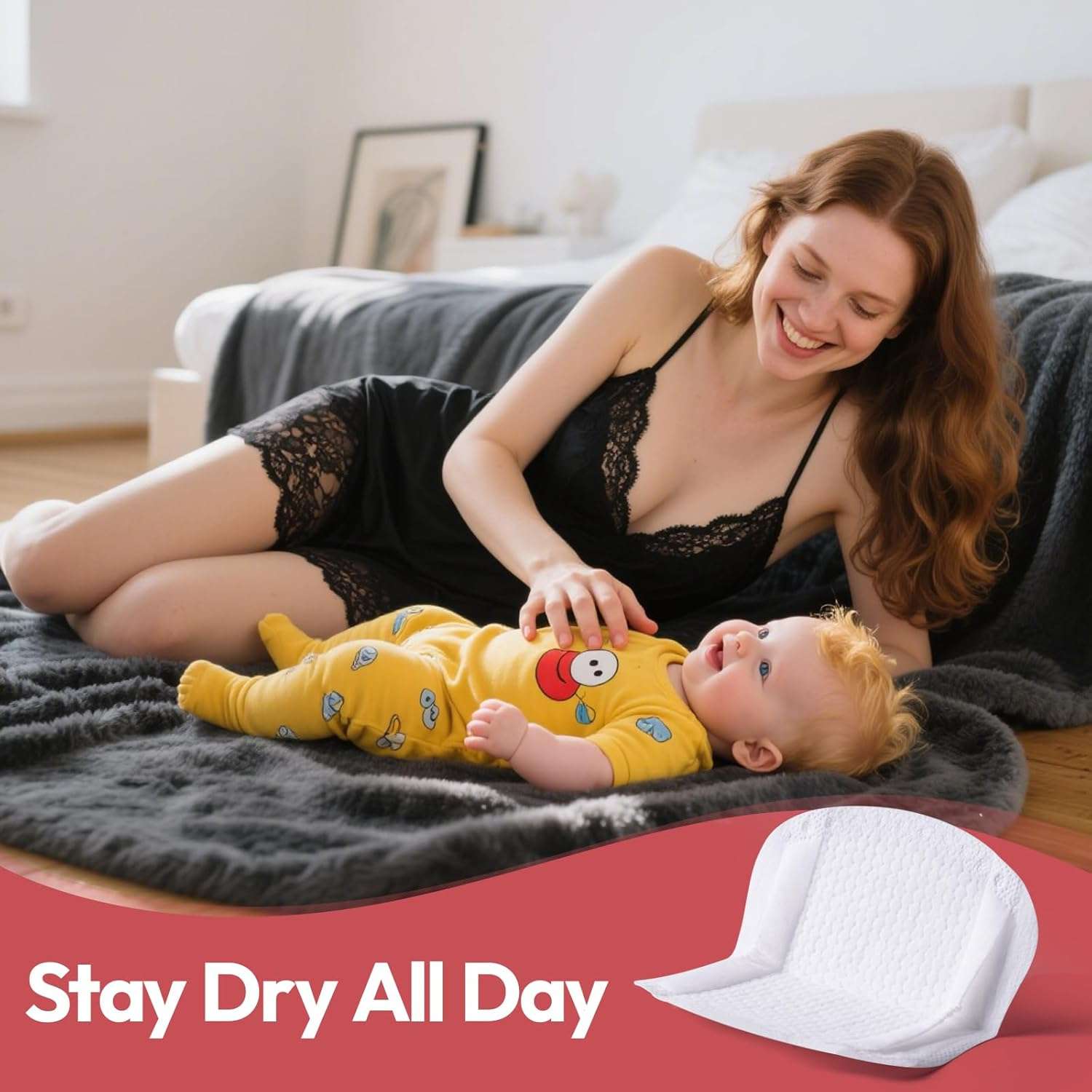 NCVI Disposable Nursing Pads 9296, Stay Dry All Day, breast pads disposable, nursing pads disposable, breast milk pads