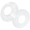 NCVI Replacement Flanges 21mm, Breast Pump Accessories Compatible with NCVI Wearable Breast Pump 8770, BPA Free, 2 PCS