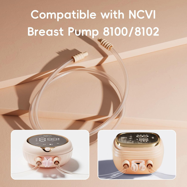 NCVI Replacement Tubing Compatible with 8100/8102/8122, Breast Pump Accessories, BPA Free, 1 PC