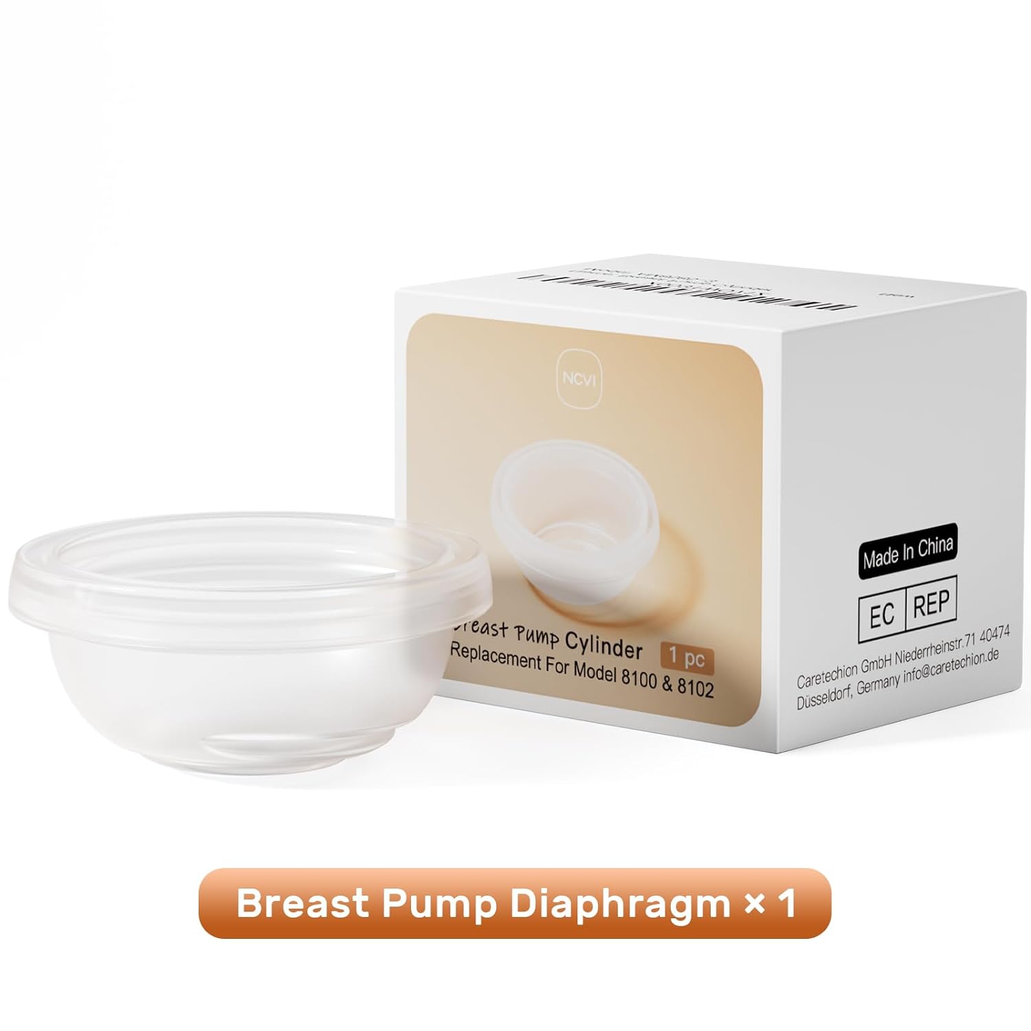 NCVI Replacement Diaphragm Compatible with 8100/8102/8122, Breast Pump Accessories, BPA Free, 1 PC