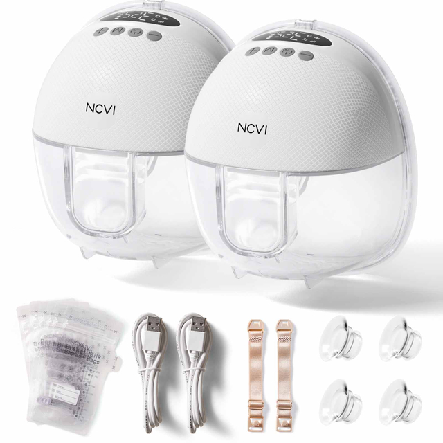 NCVI Hands Free Breast Pump 8131,what's in the box