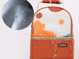 NCVI Breastmilk Cooler Bag (Orangey) 9510-7 Waterproof & Leakproof