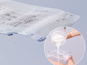 Breastmilk Storage Comes with 10 breastmilk storage bags. You can transfer breastmilk from the bottle to storage bags then frozen storage.