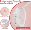 NCVI Breast Pump Accessories 9938-1, Double-sealed Flange for Comfortable Fit