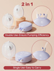 NCVI Hands Free Breast Pump 8122-3, 2-in-1 efficient breast pump