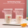 NCVI Breastmilk Storage Bags-Milk Freezer Bags for Long Term Breastfeeding Storage,with Temperature Color Change Imported From Korea (with Spout)