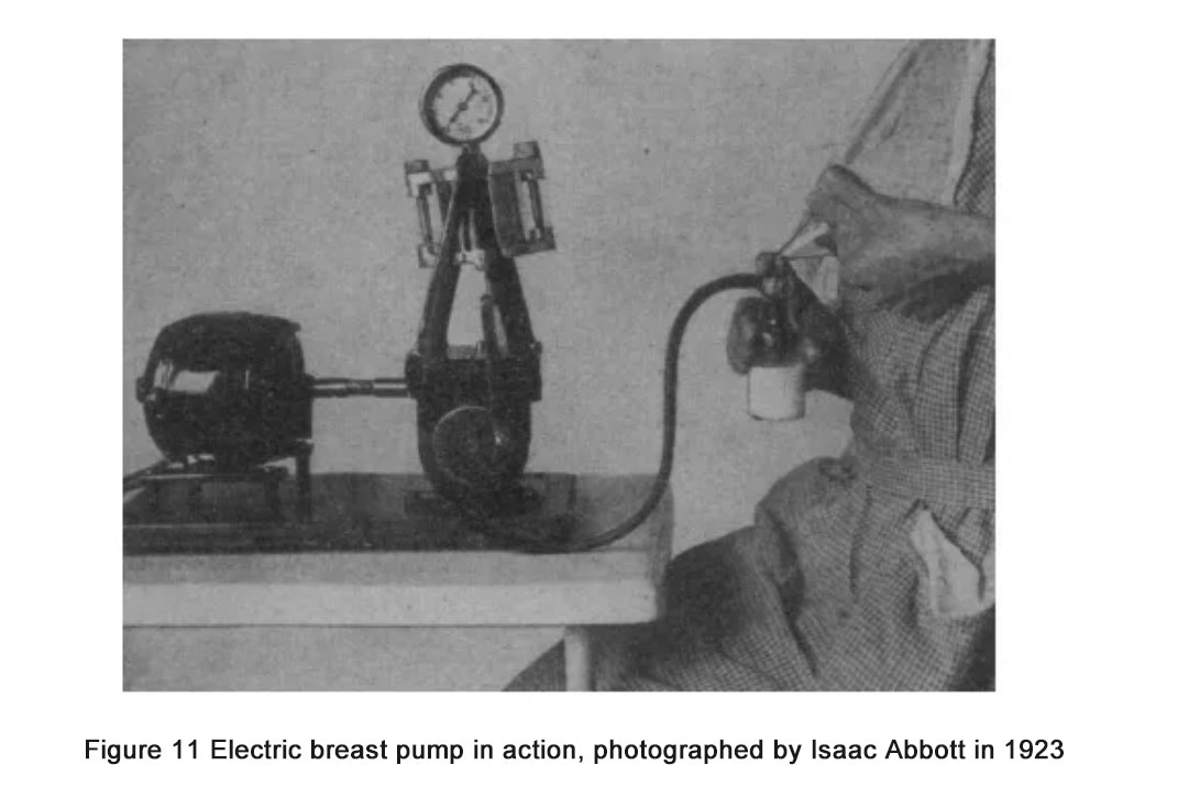 Figure-11-Electric-breast-pump-in-action,-photographed-by-Isaac-Abbott-in-1923