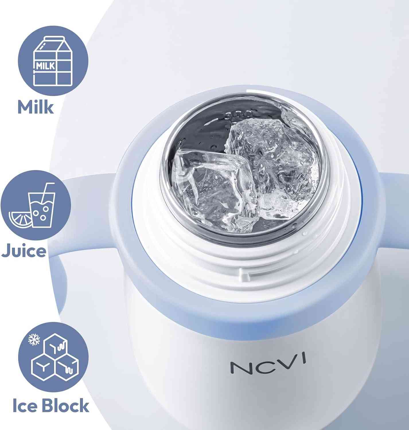 NCVI Stainless Steel Cup 9391, can be used to hold milk, juice and ice block