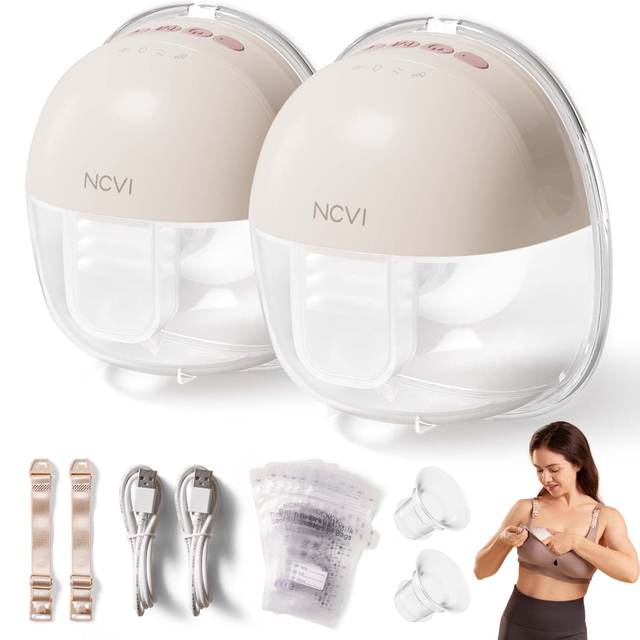 NCVI hands free breast pump 8111 with 21/24mm flanges