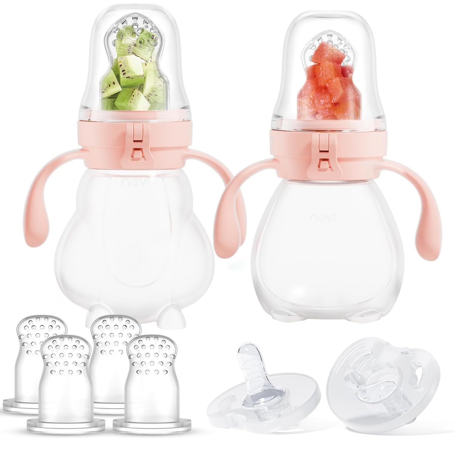 NCVI Baby Fruit Food Feeder Pacifier | Pink
