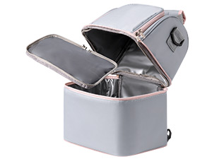 NCVI Breastmilk Cooler Bag (Grey) Product Details-Detachable Layer