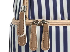 NCVI Breastmilk Cooler Bag (Stripe) Two-way zippers