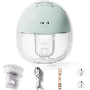 NCVI Hands Free Breast Pump 8131, 1 Pack, Green