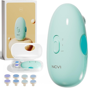 NCVI Baby Nail Trimmer Electric, Baby Nail File, Safe Baby Nail Clippers Blue