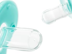 For 0-6 Month+ Comfortable pacifier designed for baby oral developemt.