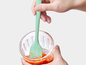 Silicone Spatula & Spoon Green