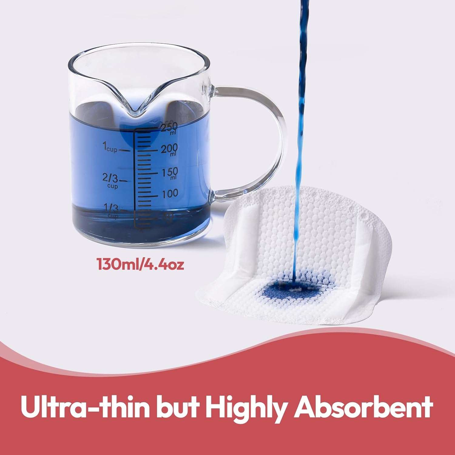 NCVI Disposable Nursing Pads 9296, Can Hold 130ml(4.4oz), Highly Absorbent, breast pads disposable, nursing pads disposable