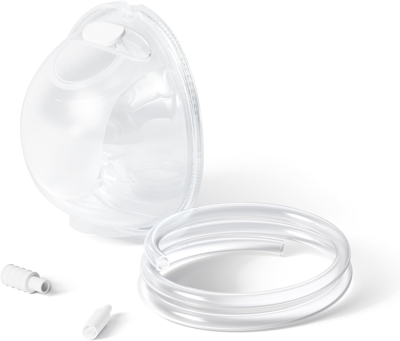 NCVI Hands Free Breast Pump Collection Cups for 8122-3/8123, Wearable Breast Pump Cups for Leaking Milk, Original Breast Pump Replacement Accessories, 5 Oz/150ml