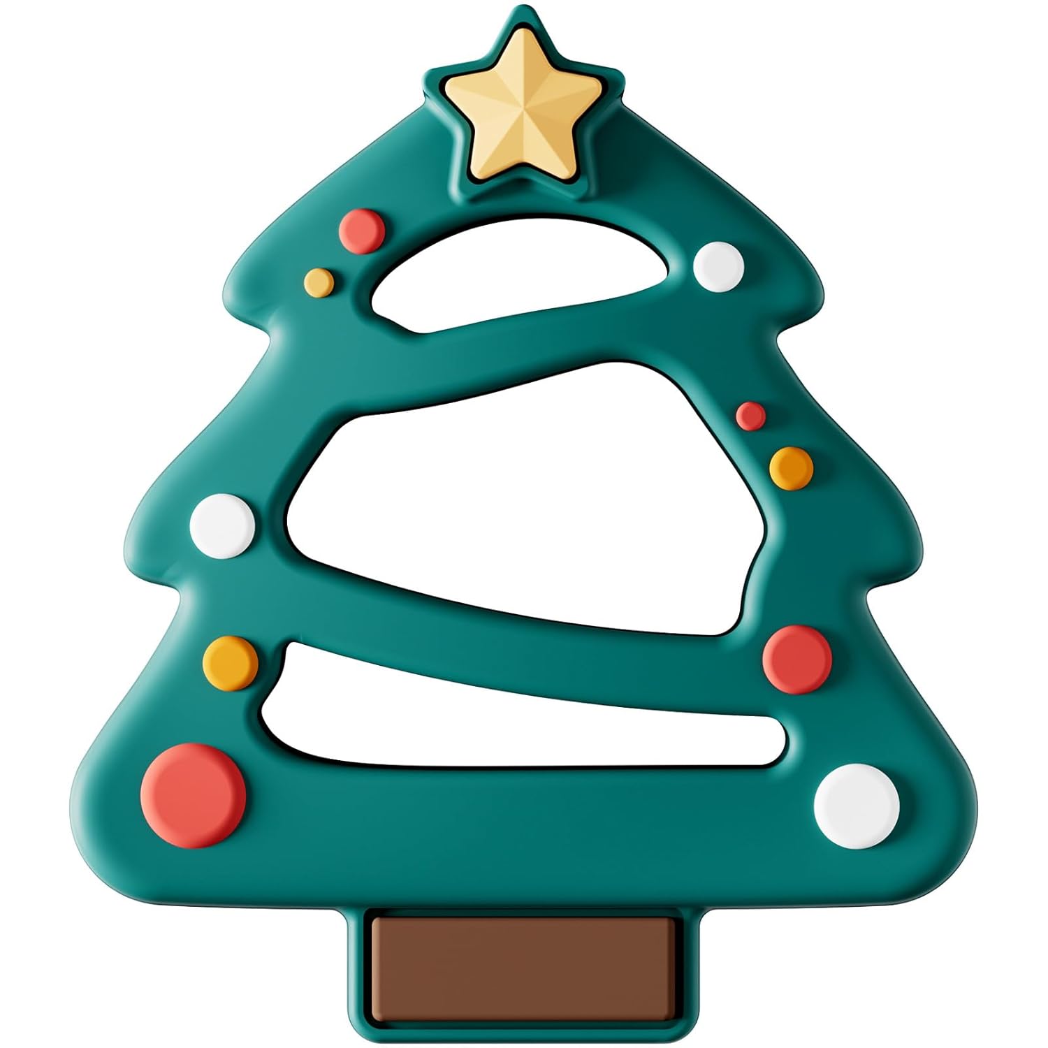 NCVI Christmas Silicone Teether | Christmas Tree