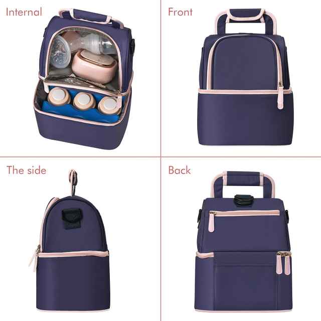 NCVI Breastmilk Cooler Bag (Purple) 9059-10 Main Image