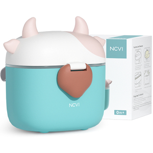 NCVI Baby Formula Dispenser with Scoop and Lrtable Storage Formula Containers for Travel, Non-Spill Smart Baby Milk Powder Formula Dispenser for Fruits, Snacks and Nuts(Green)