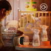 NCVI Double Electric Breast Pump 8102, Upgraded 4400mAh Battery with Night Light, Portable Breast Pump for Breastfeeding, 4 Modes & 9 Levels, LED Display, With 8 Flanges, Breastmilk Bags, Nursing Pads