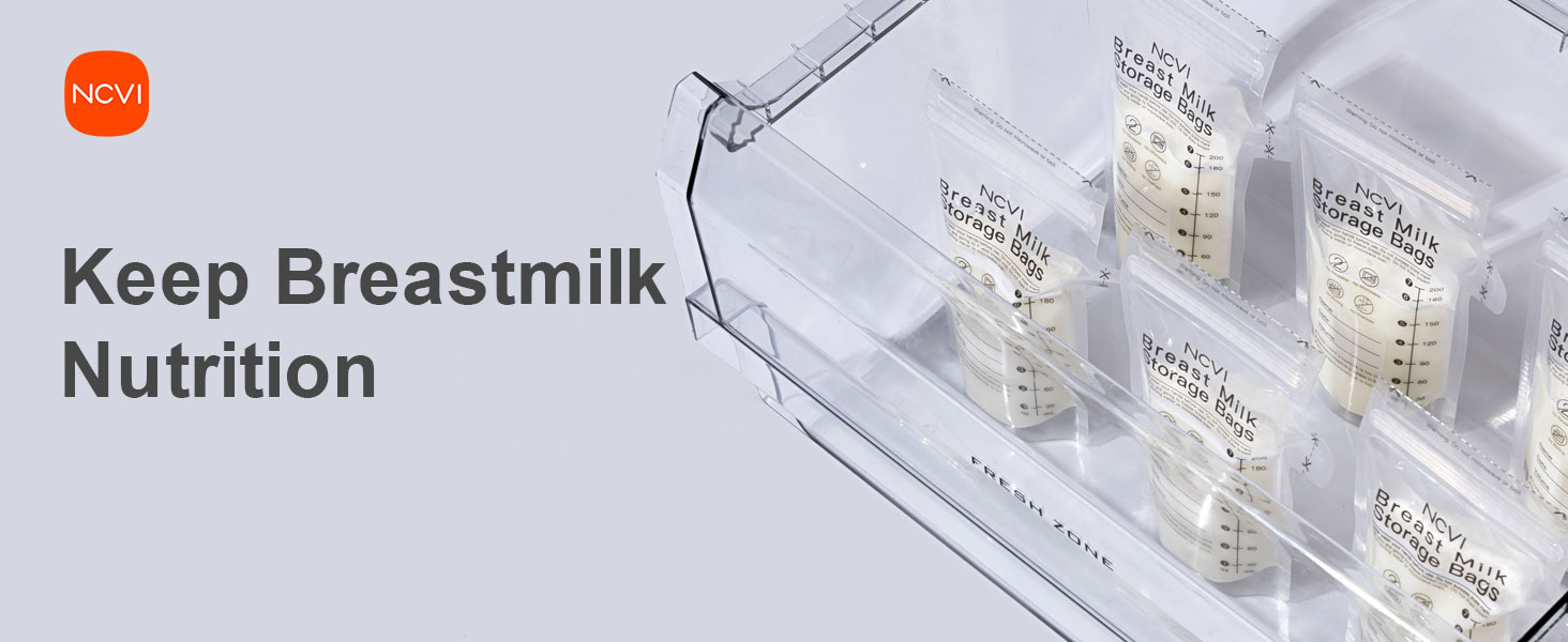 NCVI Breastmilk Storage Bags Keep Breastmilk Nutrition
