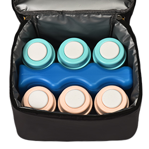 NCVI Breastmilk Cooler Bag （SkyBlue）9059-8 Bottom layer