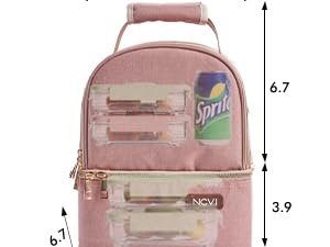 NCVI Breastmilk Cooler Bag (Pink) 9510-11 Double Layer