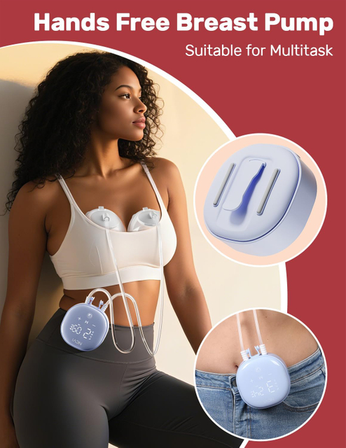 NCVI Hands Free Breast Pump 8122-3, suitable for working, reading, resting, driving