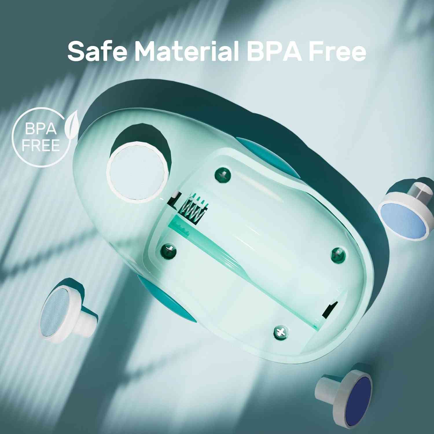 NCVI Baby Nail Trimmer Electric, Baby Nail File, Safe Baby Nail Clippers Blue Safe Material BPA Free