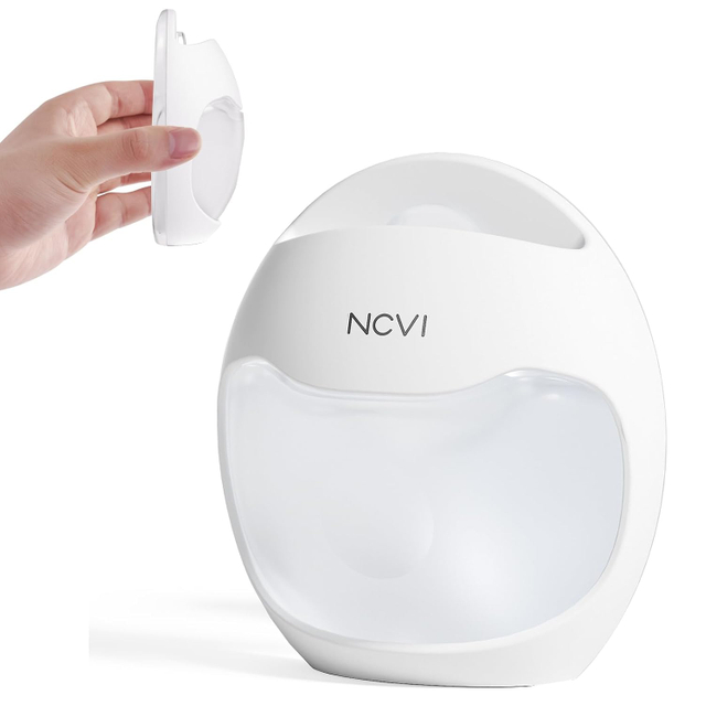 NCVI Silicone Breast Milk Collector Catcher, Let Down Manual Breastmilk Saver Collection Cup for Leaking Milk