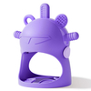NCVI Baby Easter Silicone Teether Hand Grip Purple