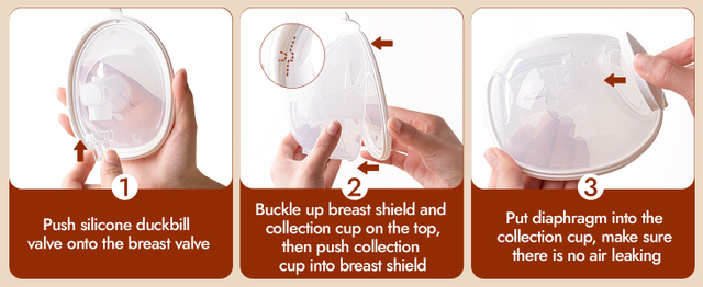 How to assemble a breast pump 1
