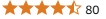 Customer rating star 80