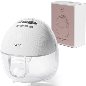 NCVI Hands Free Breast Pump 8131, 1 Pack, White