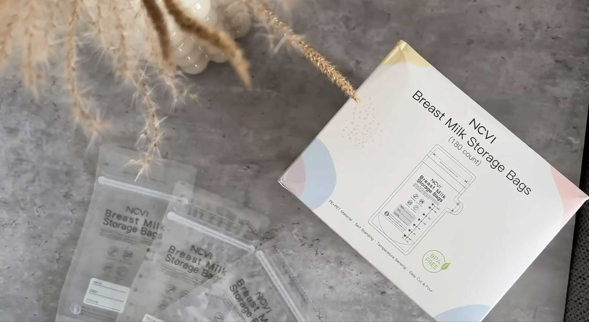 NCVI Breastmilk Storage Bags Introduction video of usage scenarios