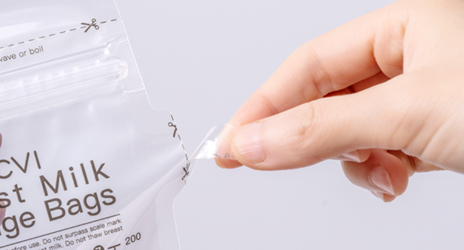 NCVI Breastmilk Storage Bags Easy Open