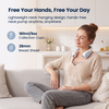 NCVI Wearable Neck Breast Pump App Control, Hands Free 6oz Collection Cups
