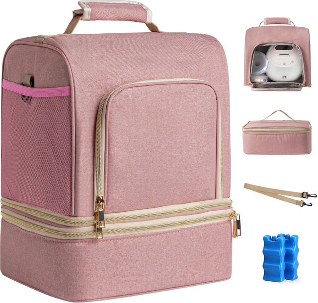 NCVI Breast Pump Backpack, Double Layer Removable, for Spectra/Medela